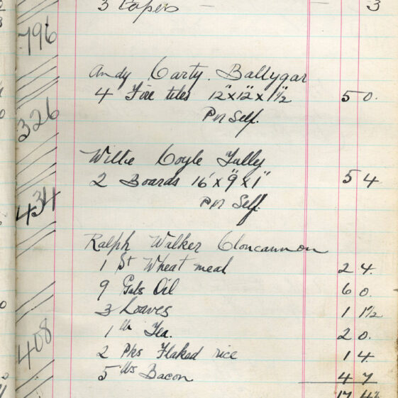 Shop Ledger 1936