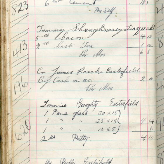 Shop Ledger 1936