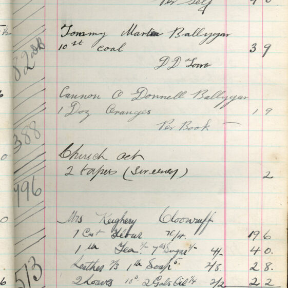 Shop Ledger 1936