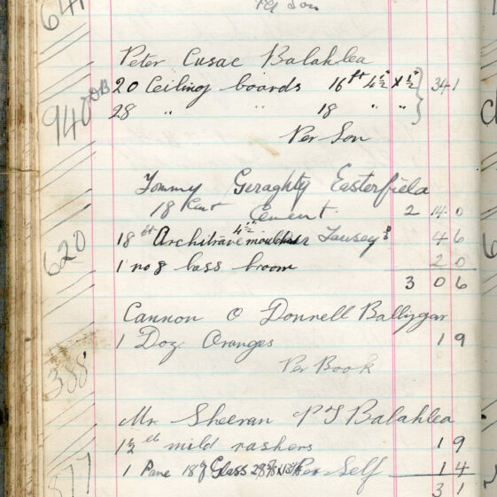 Shop Ledger 1936