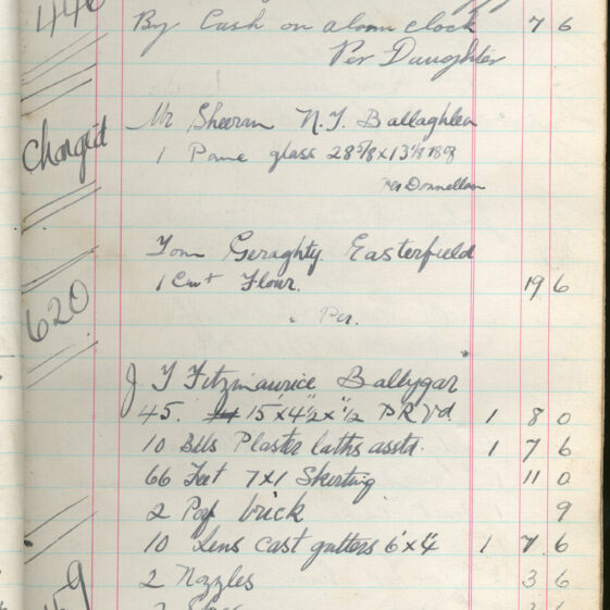 Shop Ledger 1936