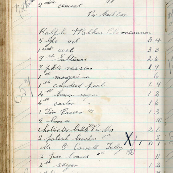Shop Ledger 1936