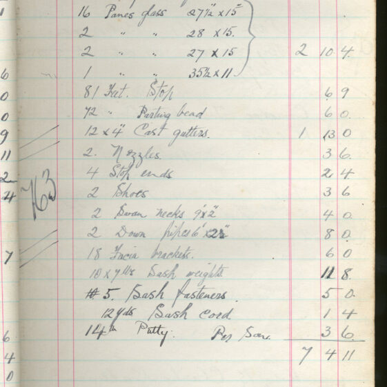 Shop Ledger 1936