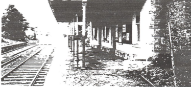 Ballyglunin Railway Station, in the parish of Killererin, where scenes from the famous film The Quiet Man were filmed. | Photo: Mrs. Mary Nallly, late of Ballyglunin,(Out and About 2005 - P. 44)