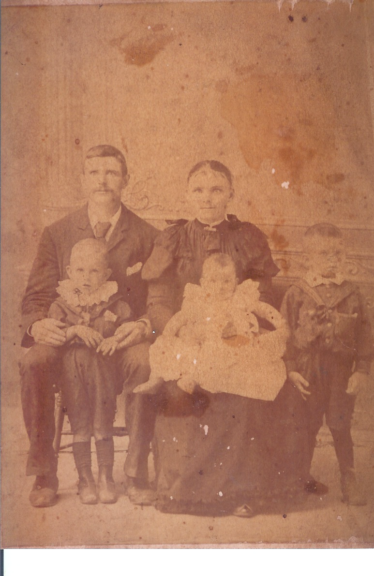 James and Catherine Gillon with three of their children | Photo: courtesy of Mary Geoghegan, Peak