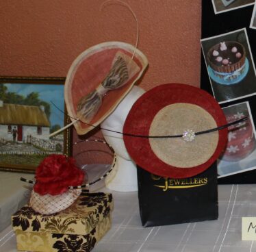 Display of hand-made hats