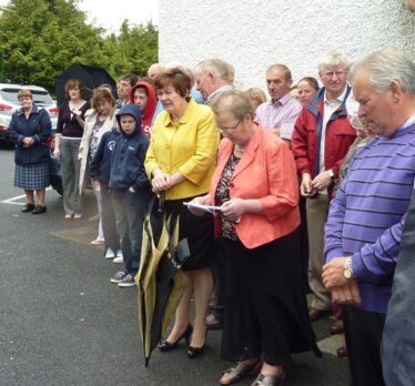 Some onlookers who attended the ceremony. | B. Connolly
