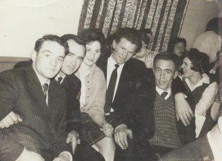L-r Hub. Kelly,Togher; Mick Stephens, Togher; Eileen King, Cloonina; Johnnie Reynolds, Cloonlusk and Martin Farrell Coolreagh.