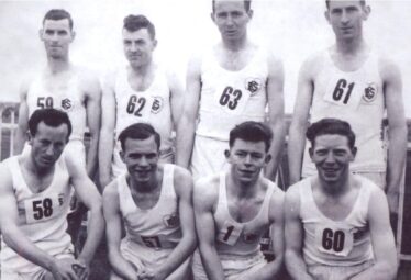 Back row l-r: Tom Meehan, Cahergal; Maitias O'Gormaile, Tuam; Midie Hussey, Belclare; Roger Rushe, Abbeyknockmoy.
Front row l-r: Micky Kelly, Togher; Harold Campbell, Tuam; Charlie Mullins, Creevaghbawn and Tommy Joe Hynes, Creevaghbawn.   | Photo: Out and About Magazine, 2011