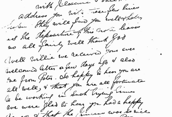 Letter from a father to his son in 1933