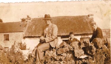 Taken outside Keane's old thatched shop | Sylvester Cassidy