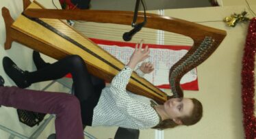 Emily Greaney, Lissavalley, who provided music for the evening | Image: Bernadette Connolly