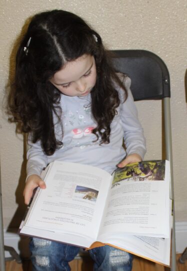 Lauren Morrissey, showing great interest at a young age | Image: Bernadette Connolly
