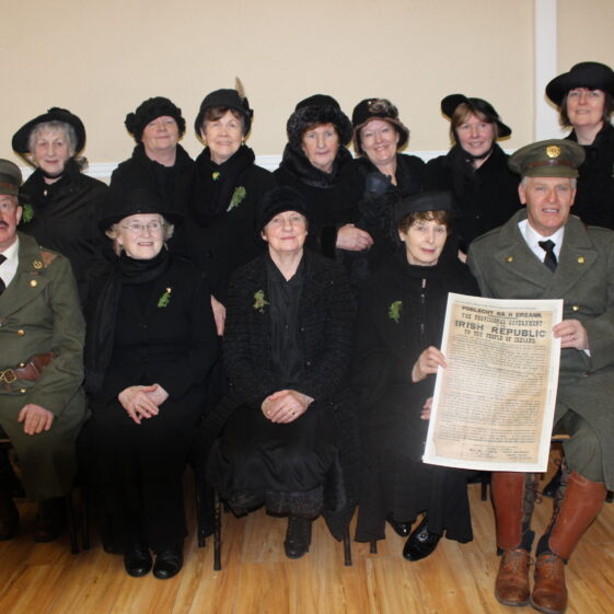 ICA - the widows of 2016 wity the proclamation St. Patrick's Day in Killererin