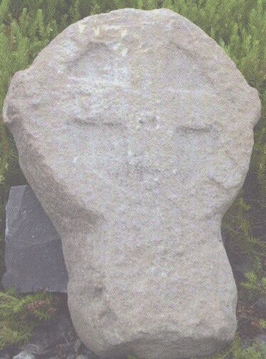 12th century sandstone cross