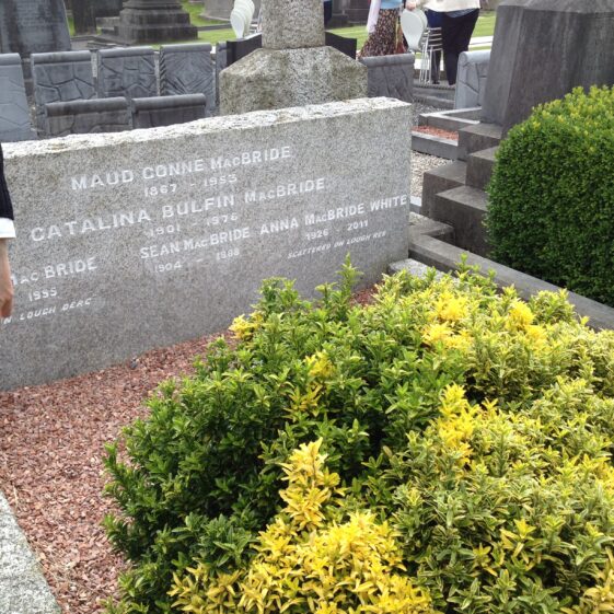 Gravestone of Maud Gonne | Photo: B. Forde