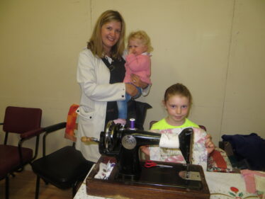 Mary P. Mullins' niece and grand-niece called to the community centre during Bealtaine festival in Barnaderg, 2017