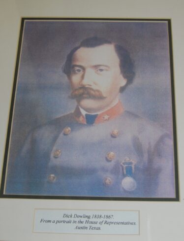 Dick Dowling 1838-1867 | Portrait in the House of Representatives Austin Texas