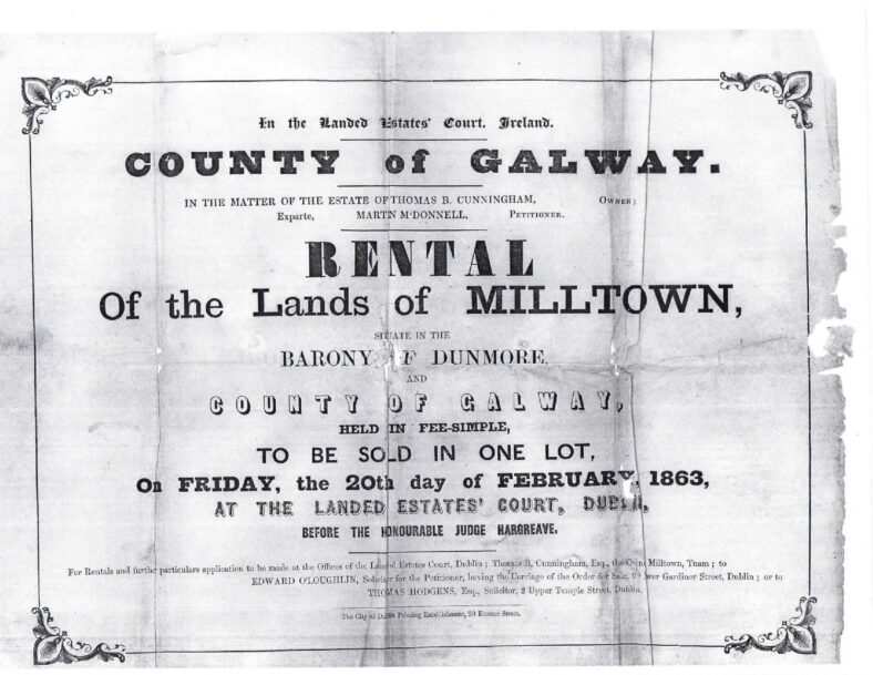 To Be Sold In One Lot, 
On Friday, the 20th day of February, 1863