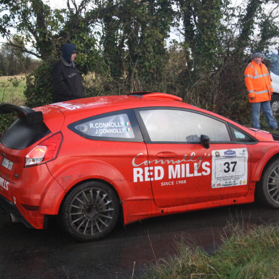 IMG_0797 Driver Joe Connolly. Navigator Richard Connolly. Ford Fiesta R5