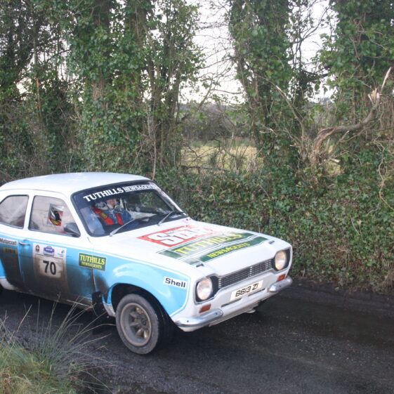 IMG_0802 Driver Jason Tuthill and Navigator Ben Teggart. Ford Escort Mk1