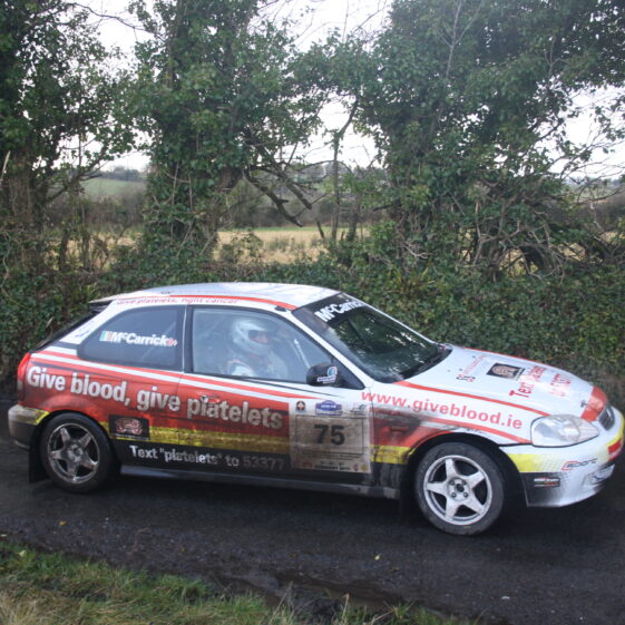 IMG_0803 Driver Art McCarrick & Navigator John McCay. Honda Civic