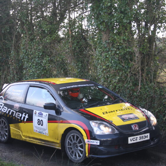 IMG_0804 Driver Nick Barnett & Navigator Martin Brady. Honda Civic Type R