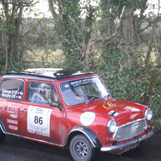 IMG_0805 Driver PJ Gannon & Navigator Dennis Murphy. Morris Mini Cooper S