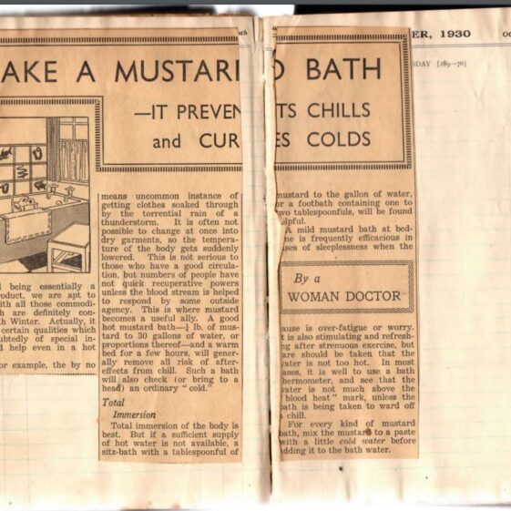 Take a Mustard Bath