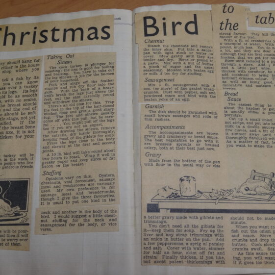 Christmas Bird to the table
