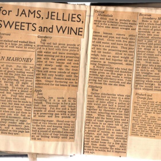 For Jams, Jellies, Sweets & Wines