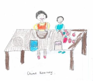 Apple Tart | Drawing by Chime Kearney