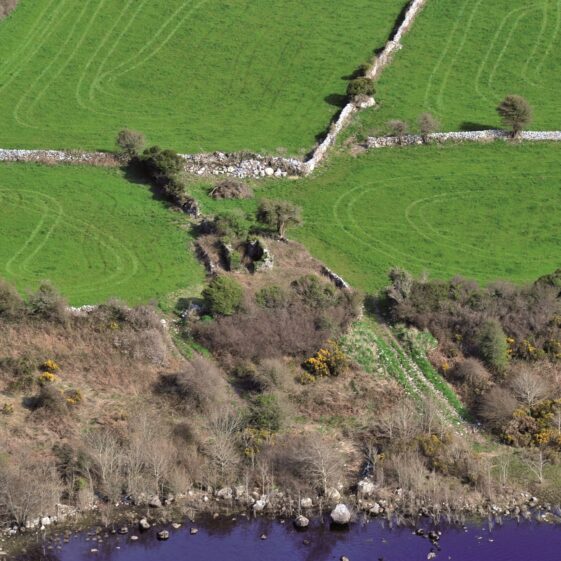 West view of church showing west door and access to Ballyquirke Lake West view of church showing west door and access to Ballyquirke Lake | Photo Credit Anthony Previte
