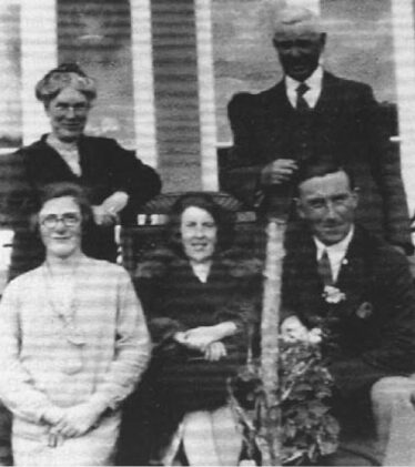 Vaughan Family - Willie Vaughan, his wife Annie and their children Ita, Christina and Gabriel.  Willie taught in the old school in Knockbane and moved to Newtown School in 1900, where he taught up to 1926. | Micheál Ó Lionnáin
