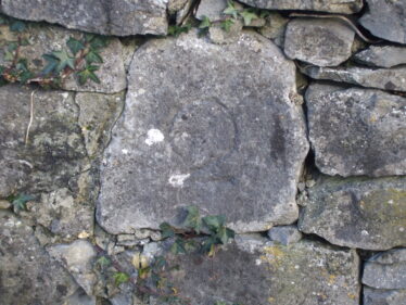Mile Marker Stone At Bushypark