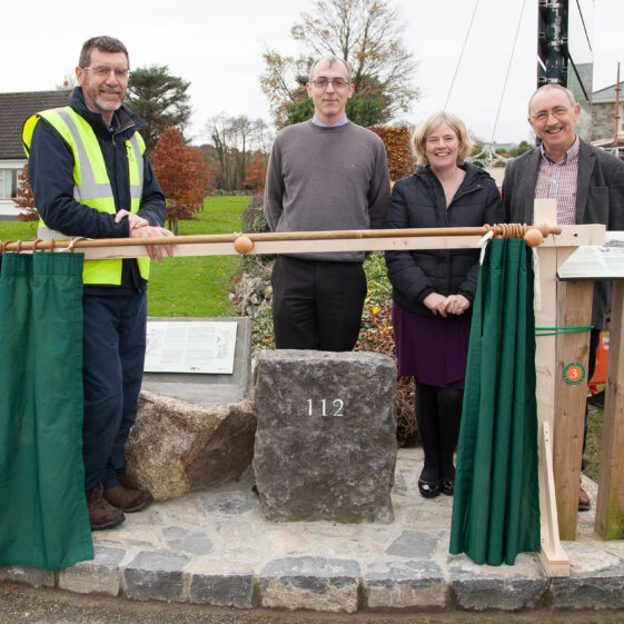 Transport Infrastructure Ireland Archaeologist Jerry O'Sullivan, Irish Workhouse Centre - Portumna Manager Steve Dolan, County Galway Heritage Officer Marie Mannion and Community Archaeologist Dr. Christy Cunniffe.
