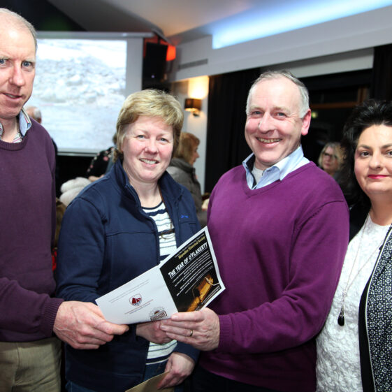 LydonImages_20 Descendants of O'Flaherty's of Knockbane House, Darragh Noone, Marian Noone, Rory Noone and his wife Corina.