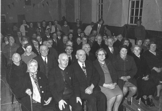 Christmas gathering of Moylough senior citizens 1972