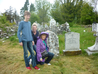 At the graveside | Photo: Jimmy Laffey