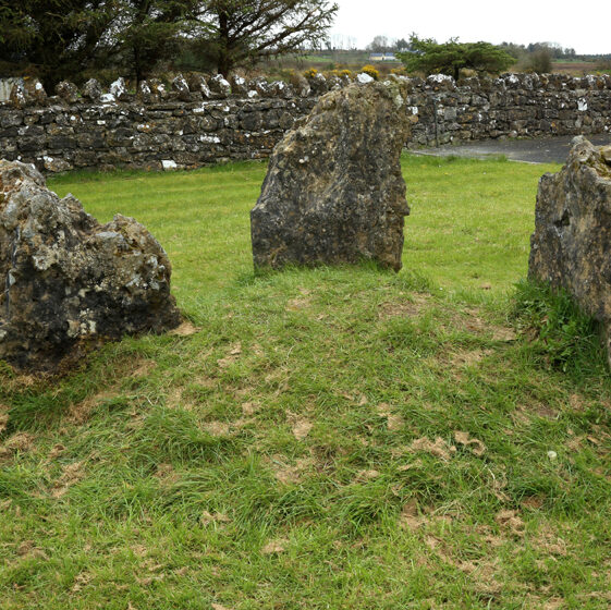 Old burial site at Menlough