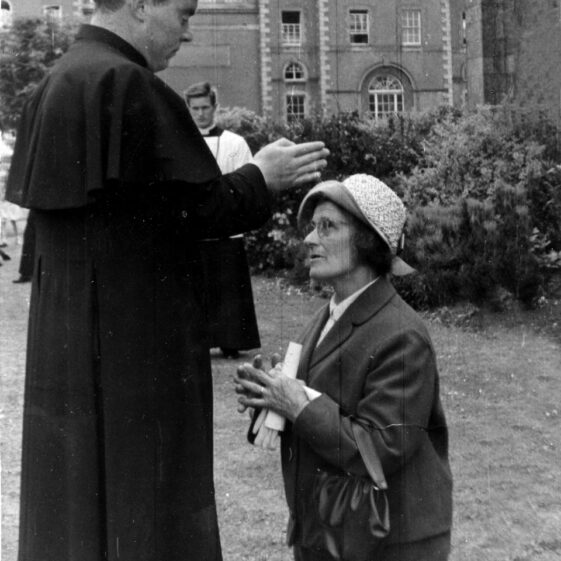 Fr. Mattie Ruane blessing his mother after his ordination in 1962 | © Enda Finnerty