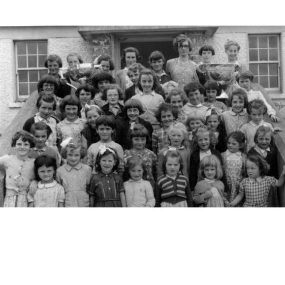 Girls in Garbally National School in 1956. | Robert Snee