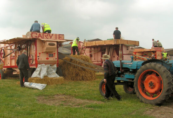 The thresher and its history.