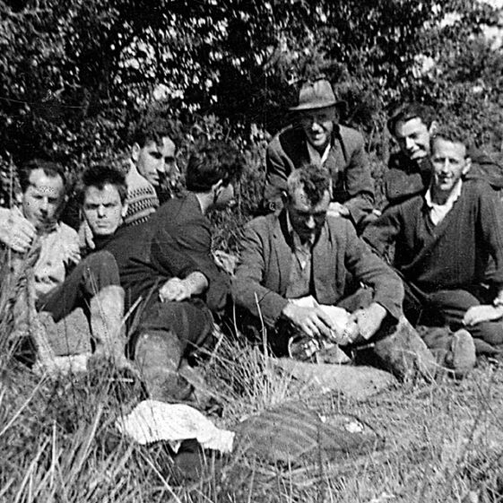 Employees at Roche's, Gurteen, who were involved in land reclamation.