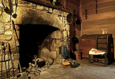 Open Fireplace.