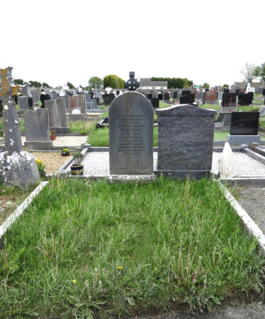 The final resting place and headstone for Fr Austin O'Dwyer in Dunmore Cemetery. | © Gerry Costello Photography