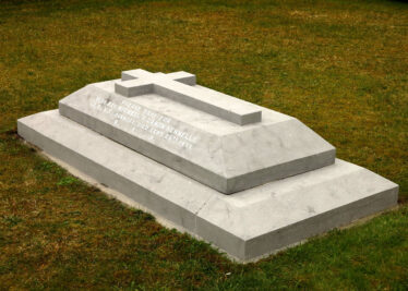 Final resting place and Gravestone of Fr Michael Hennelly at Dunmore Church | © Gerry Costello Photography