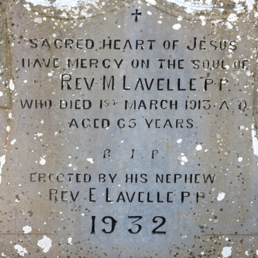 Fr Matt Lavelle's Headstone Inscription. | © Gerry Costello Photography