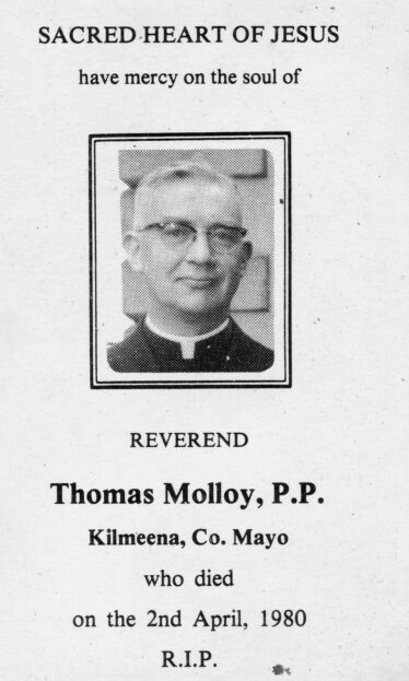 In Memory of Fr. Tom Molloy. | © Copyright Control