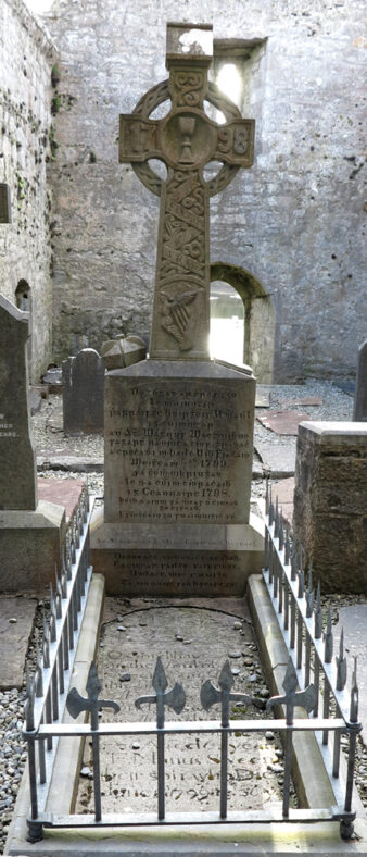 Final resting place, Headstone and gravestone of Fr Manus Sweeney at Burrishoole Abbey, Co. Mayo  -  © Gerry Costello Photography | © Gerry Costello Photography